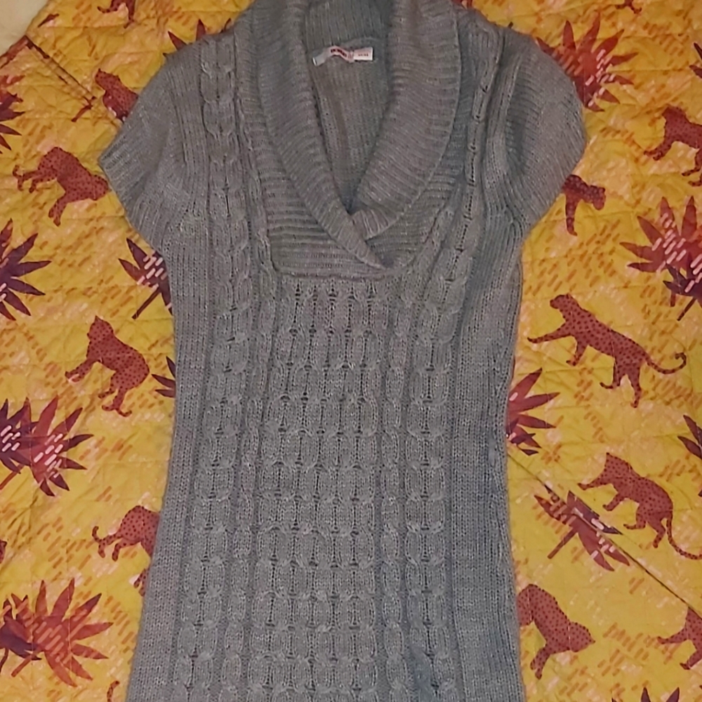 Sweater dress.